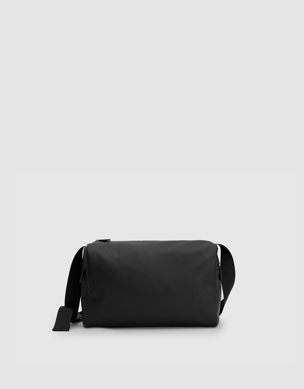 Faux Leather Messenger Bag