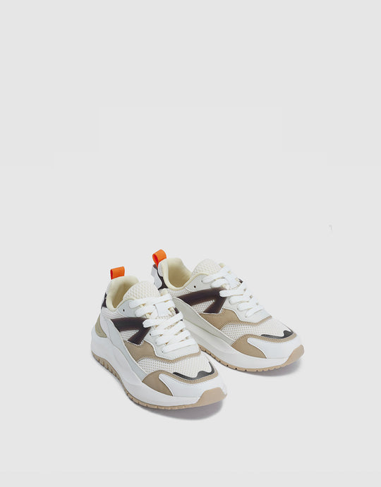 Colorblock Platform Sneakers