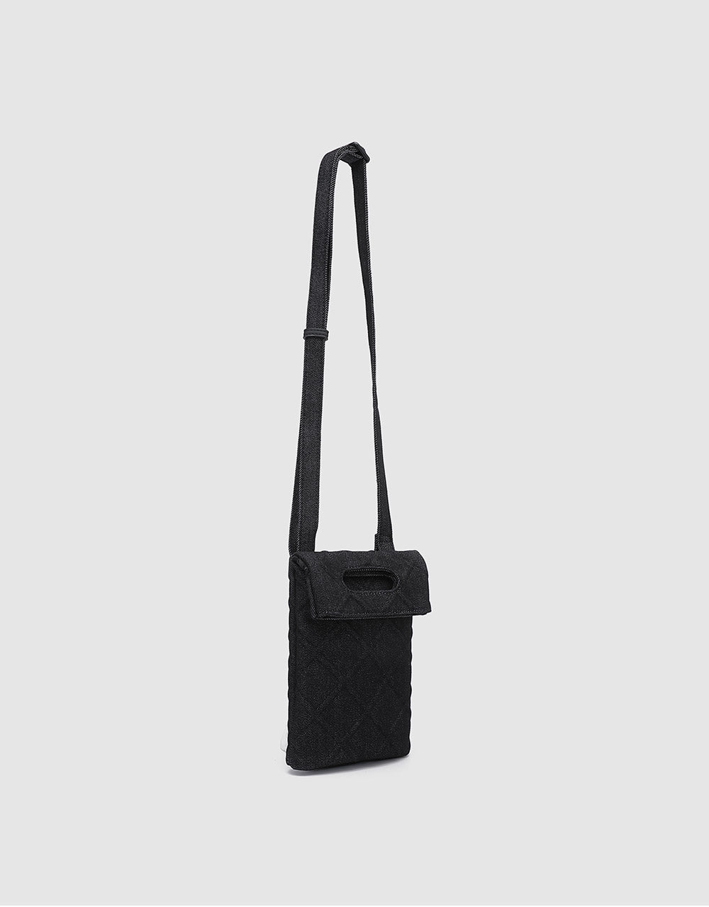 Textured Denim Bag
