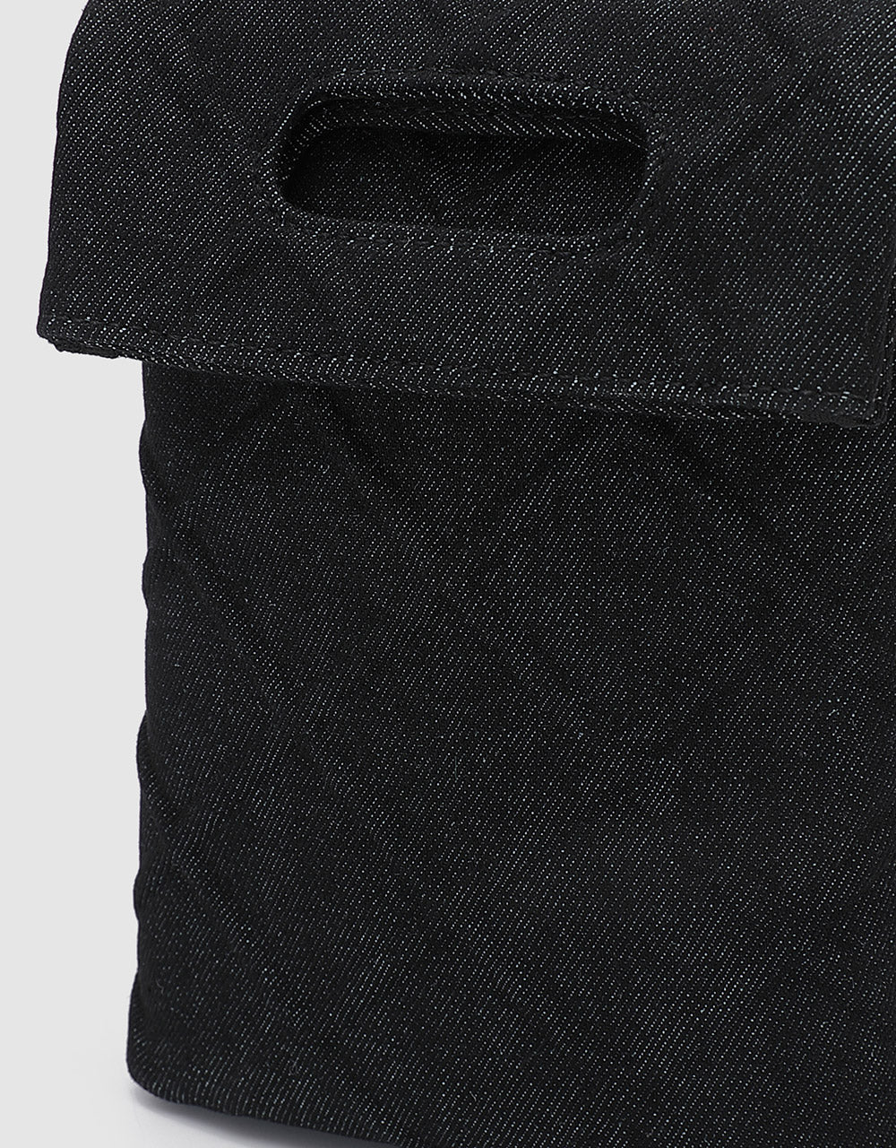 Textured Denim Bag