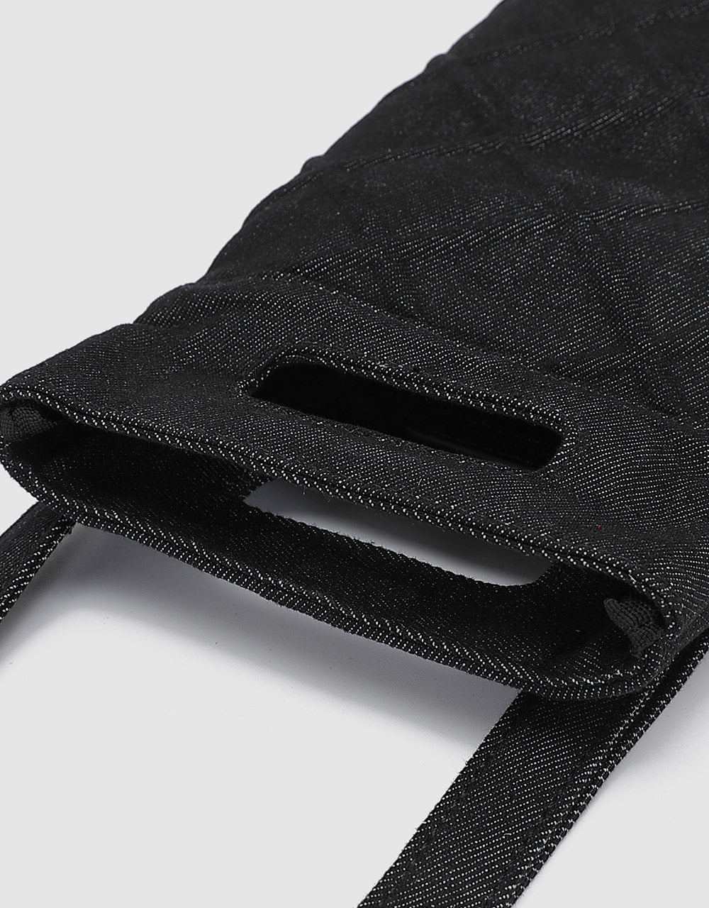 Textured Denim Bag
