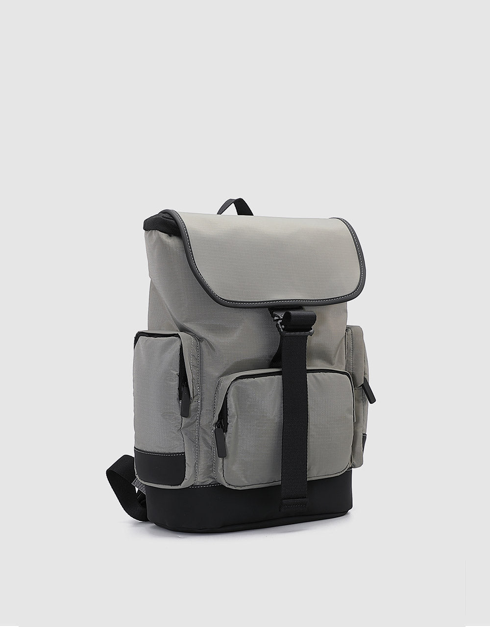 Buckled Flap Backpack