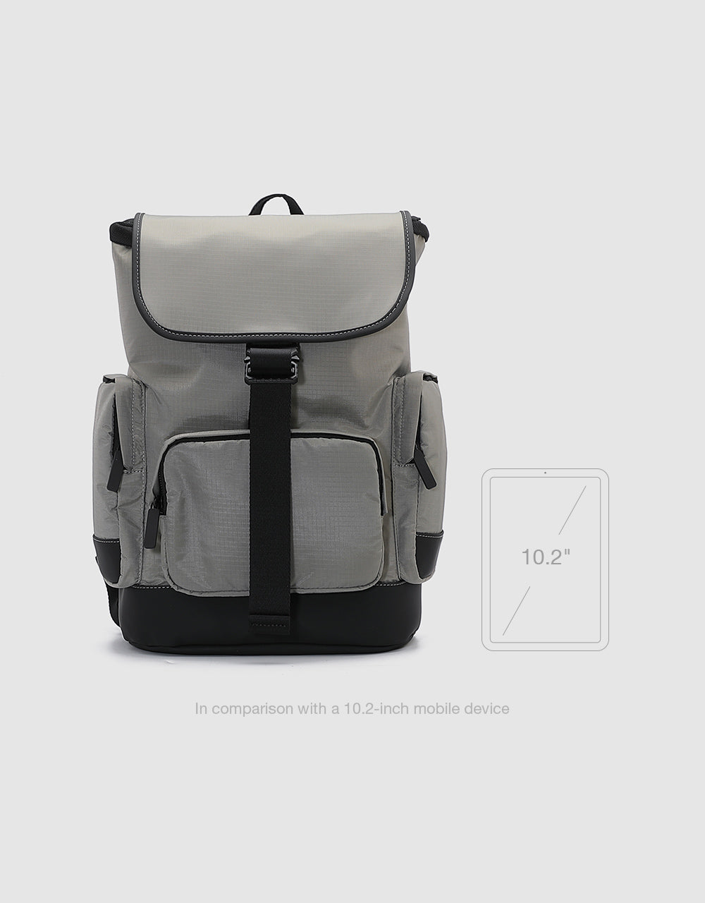 Buckled Flap Backpack
