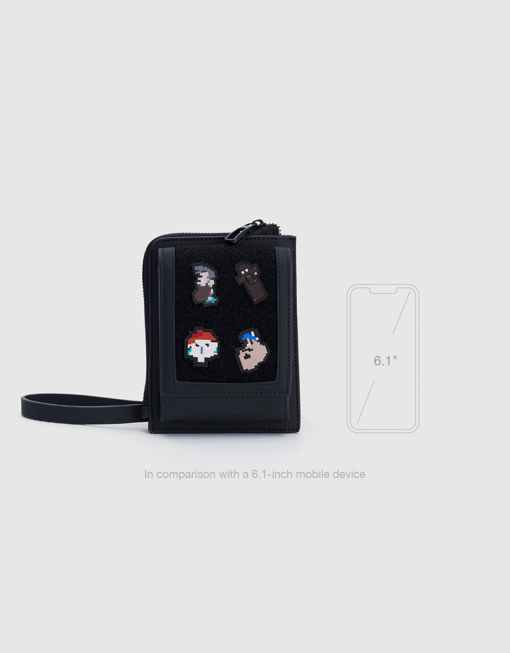 Cartoon Detail Crossbody Bag