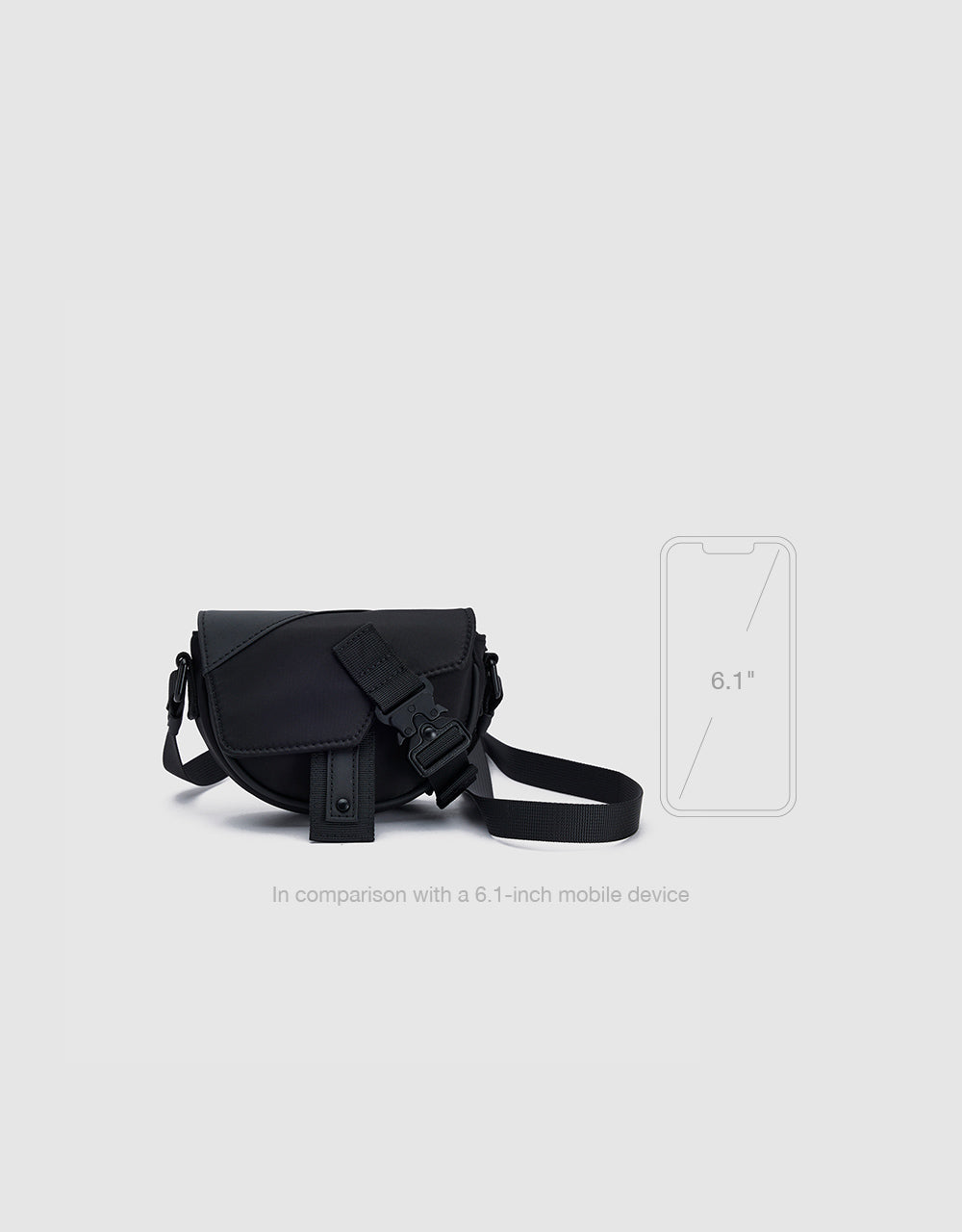 Buckled Saddle Bag