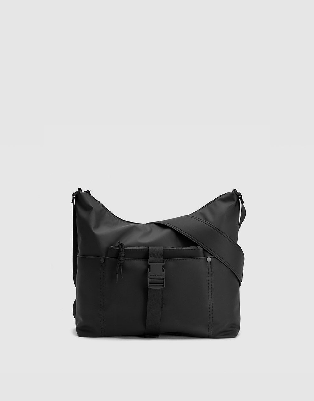 Buckled Crossbody Bag With Pouch