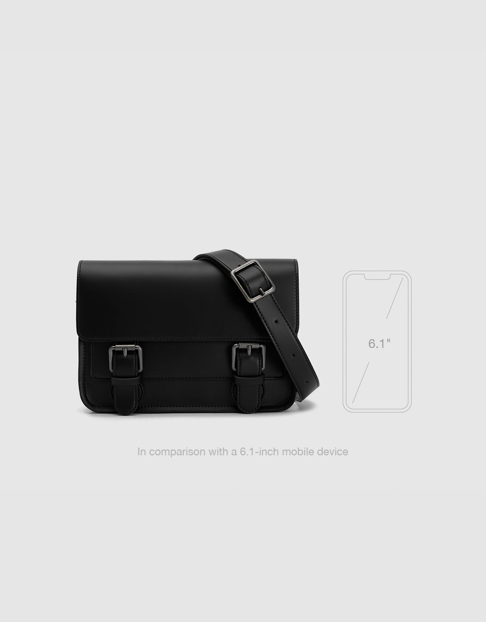 Buckled Crossbody Bag