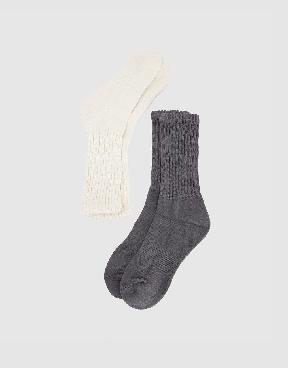Rib Crew Socks