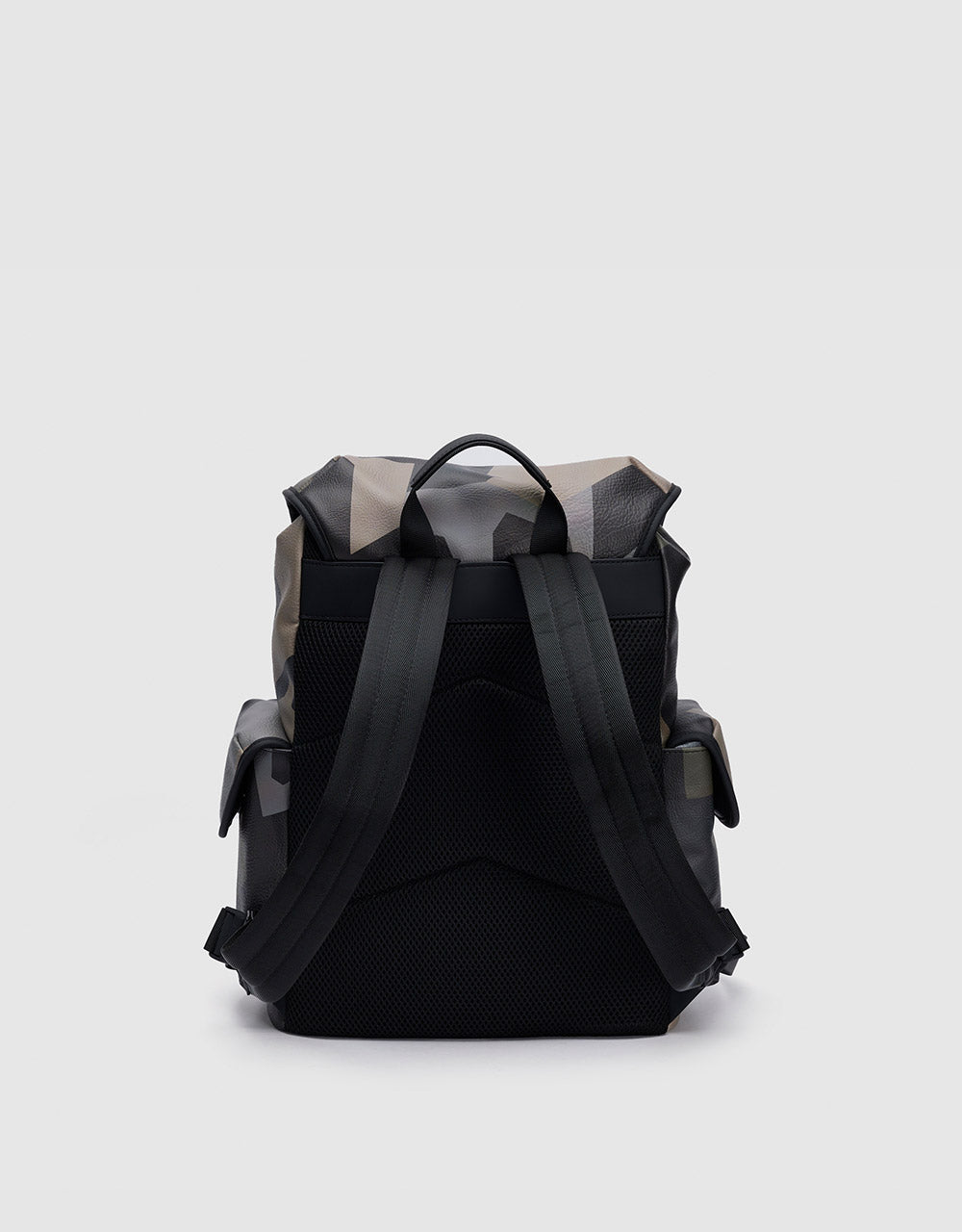 Faux Leather Camo Backpack