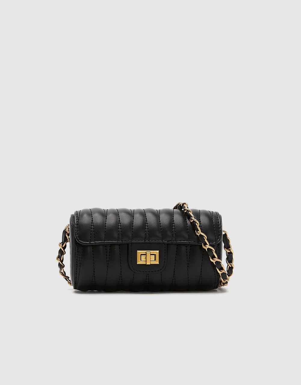 Twist Lock Vegan Friendly Crossbody Bag