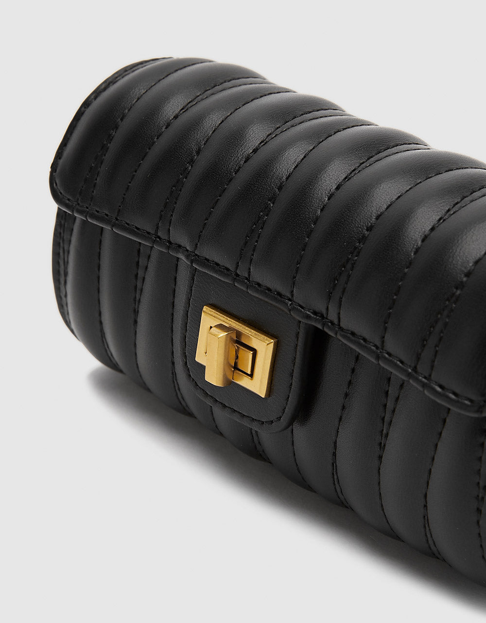 Twist Lock Vegan Friendly Crossbody Bag