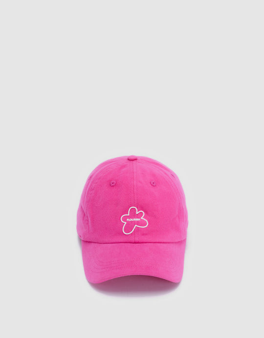 Flower Embosed Baseball Cap