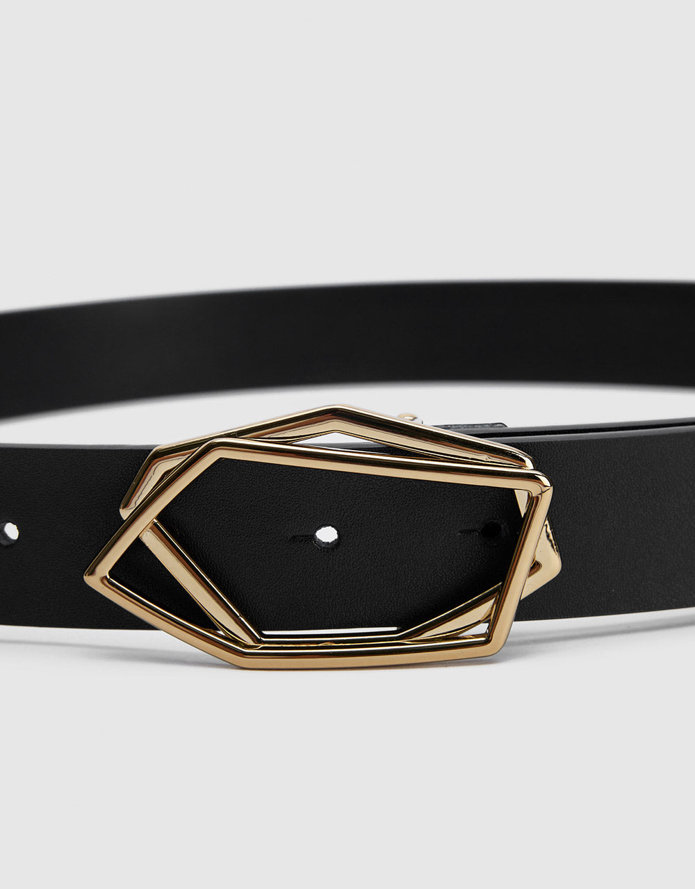Geometric Buckle Belt
