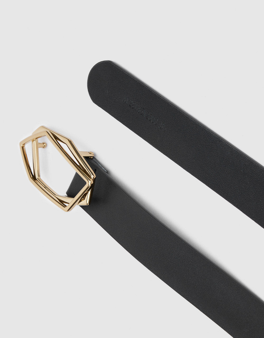Geometric Buckle Belt