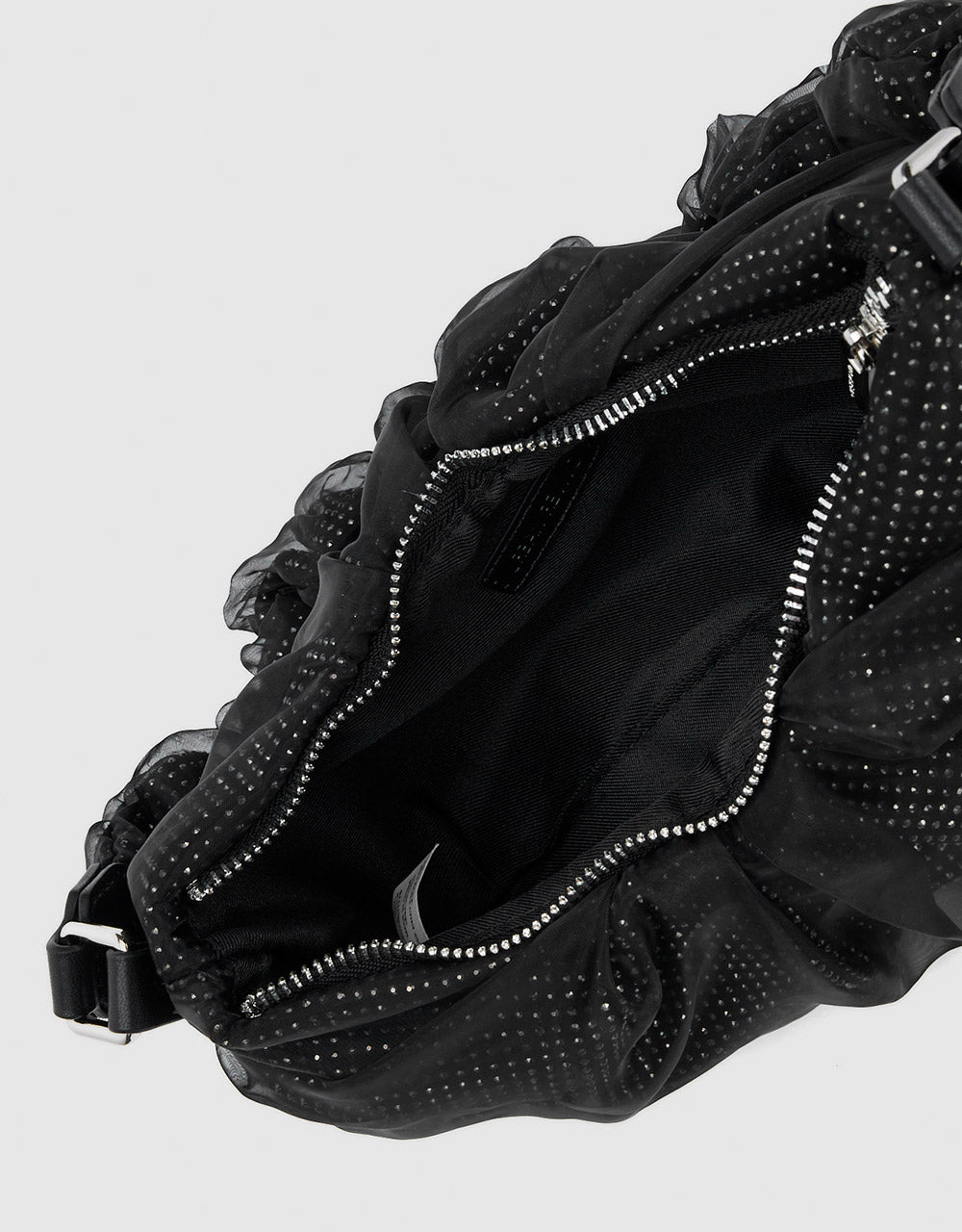 Glitter Mesh Shoulder Bag