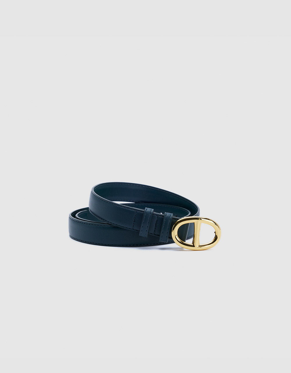 Metallic Buckle Belt