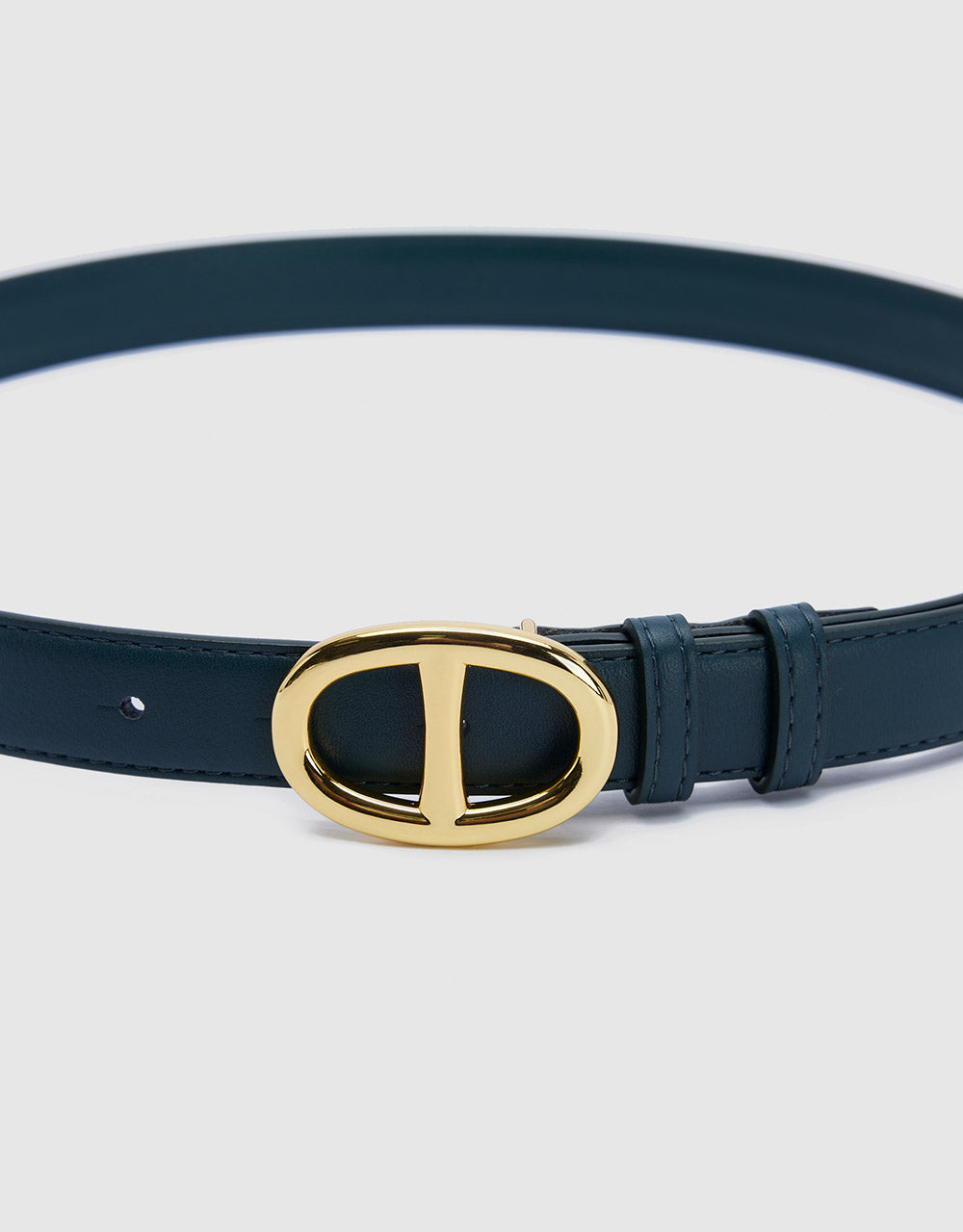 Metallic Buckle Belt