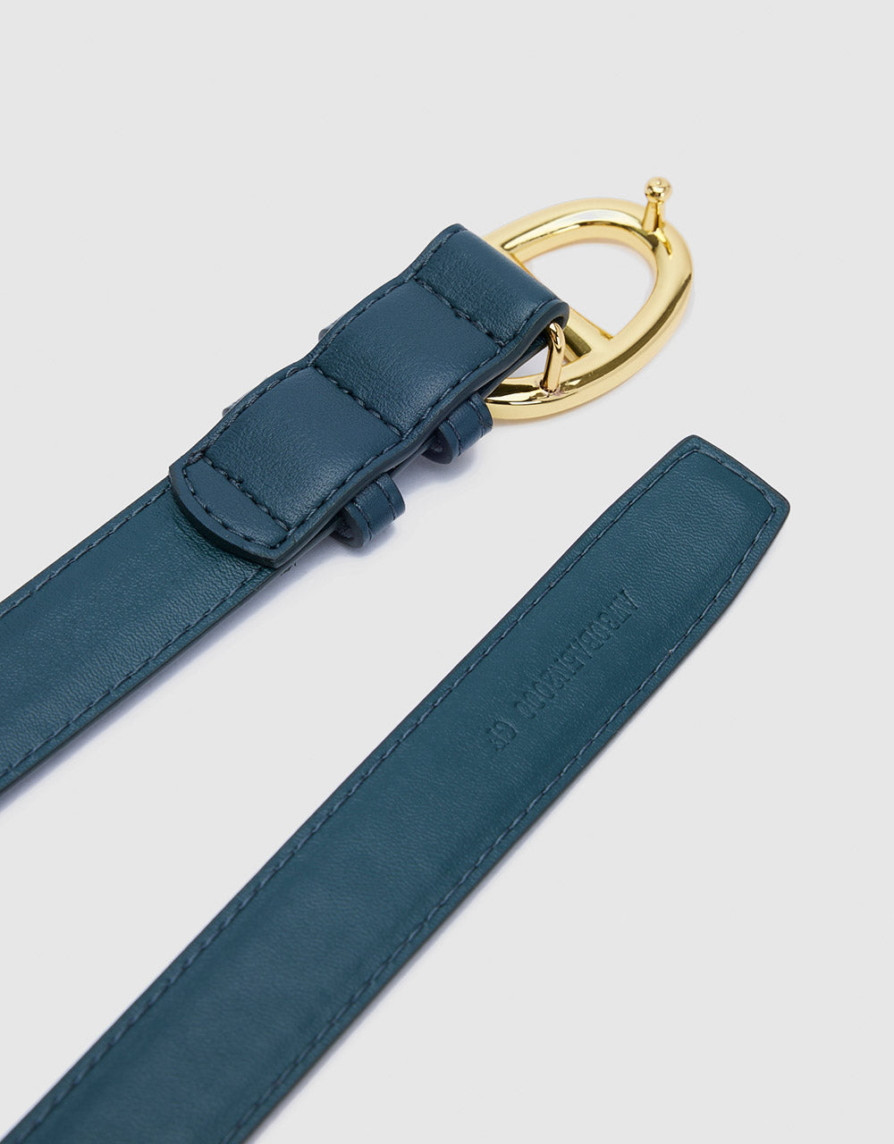 Metallic Buckle Belt