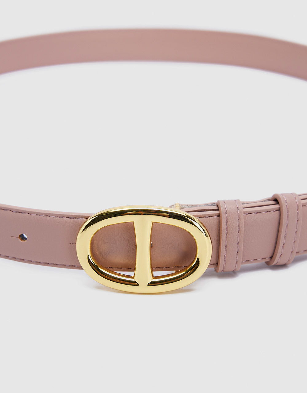 Metallic Buckle Belt