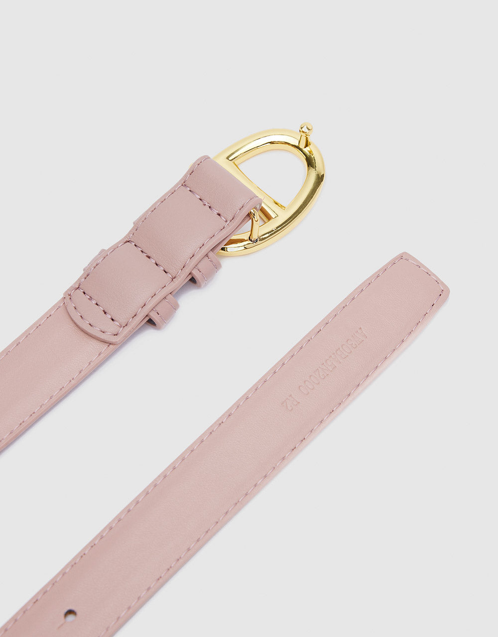 Metallic Buckle Belt