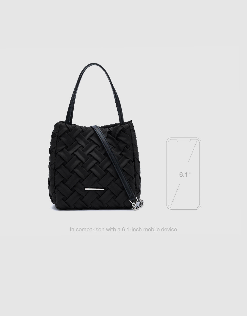 Silk Effect Woven Bag