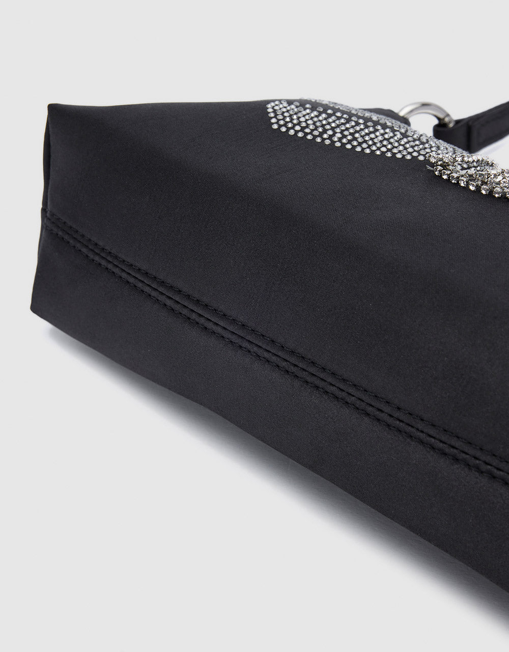 Satin Baguette Bag