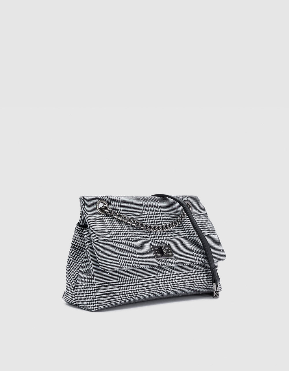 Houndtooth Shoulder Bag
