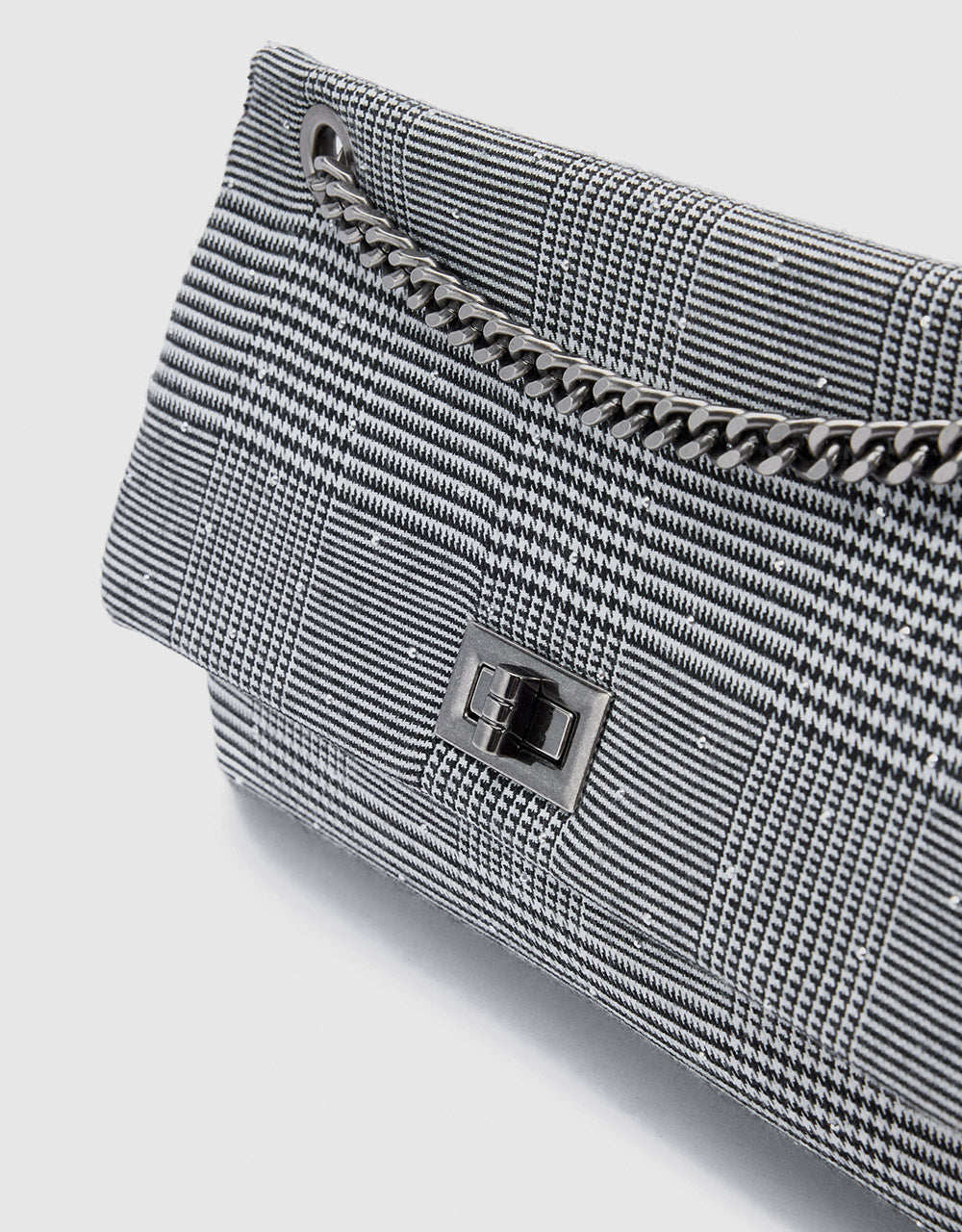 Houndtooth Shoulder Bag