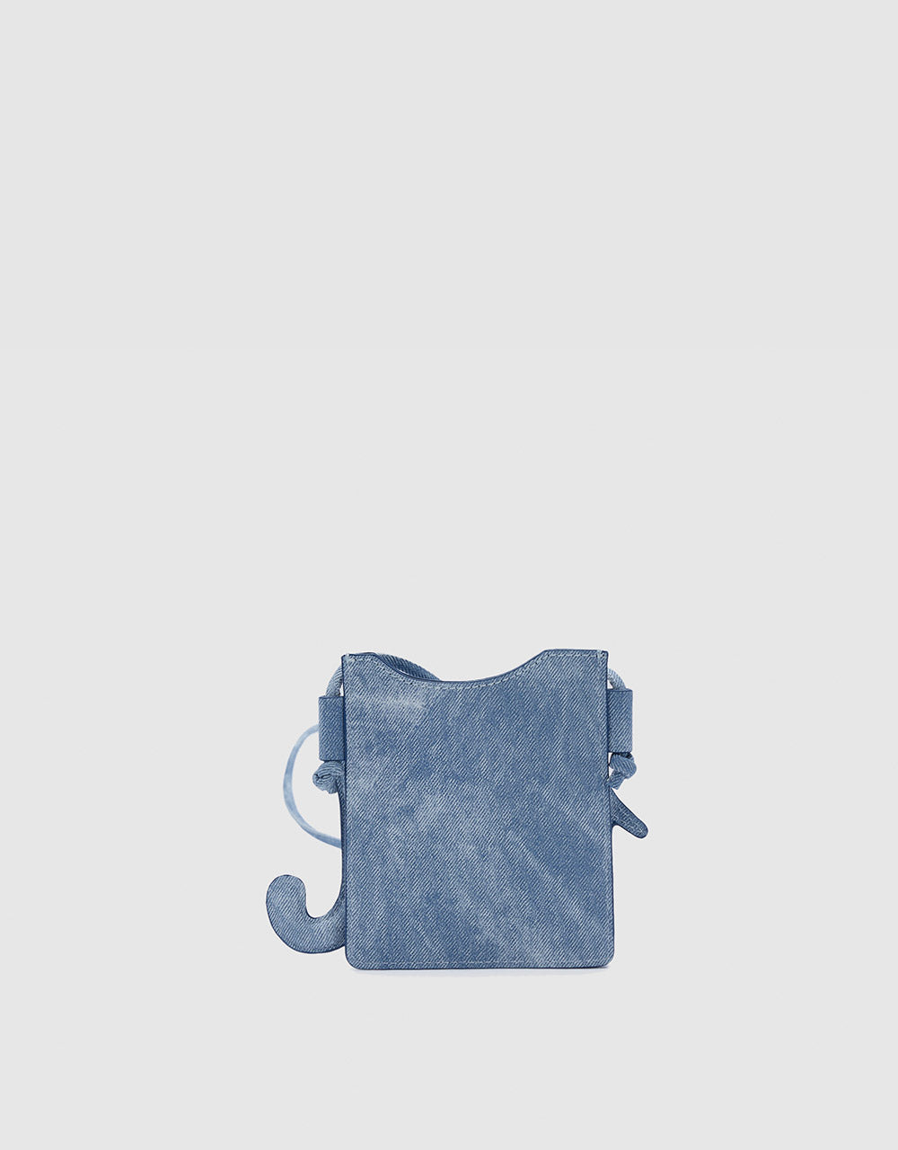 Elephant Design Denim Mini Bag