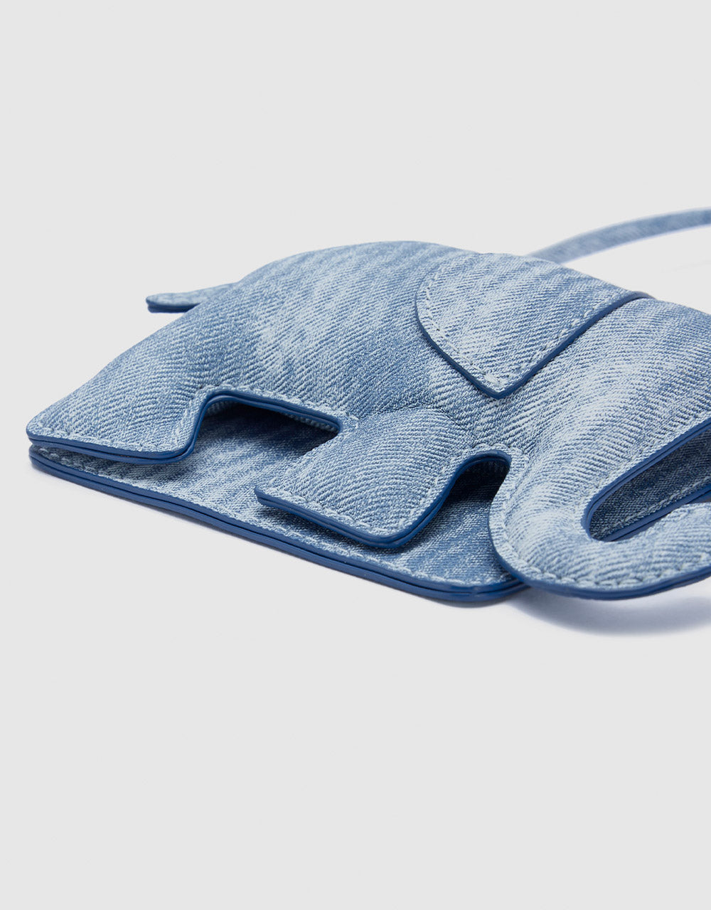 Elephant Design Denim Mini Bag