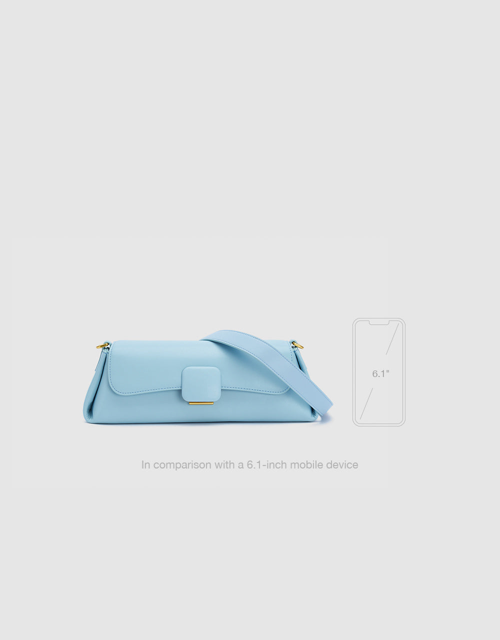Flap Baguette Bag