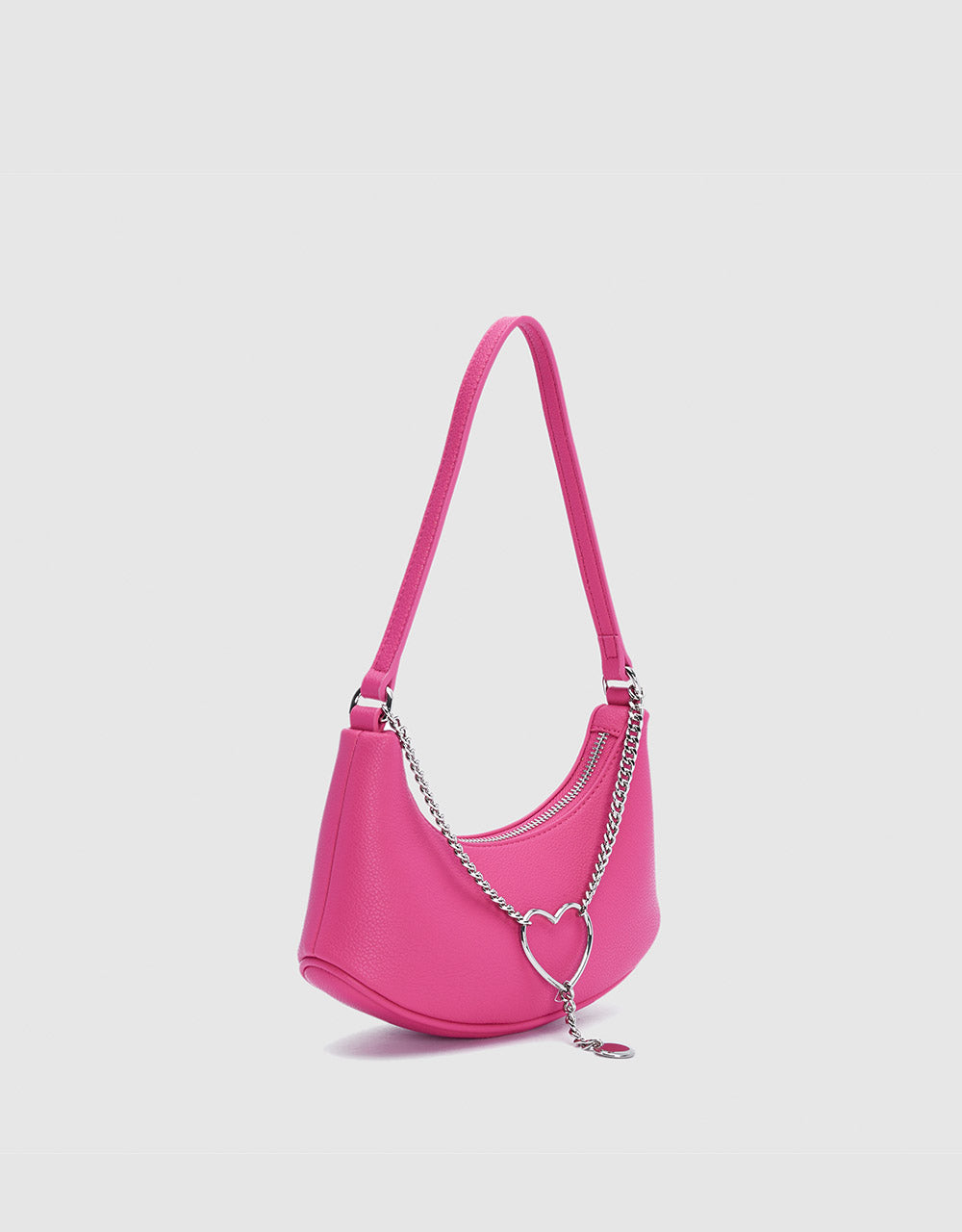 Shoulder Bag With Heart Ring