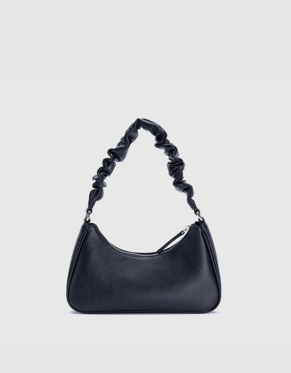Heart Detail Baguette Bag