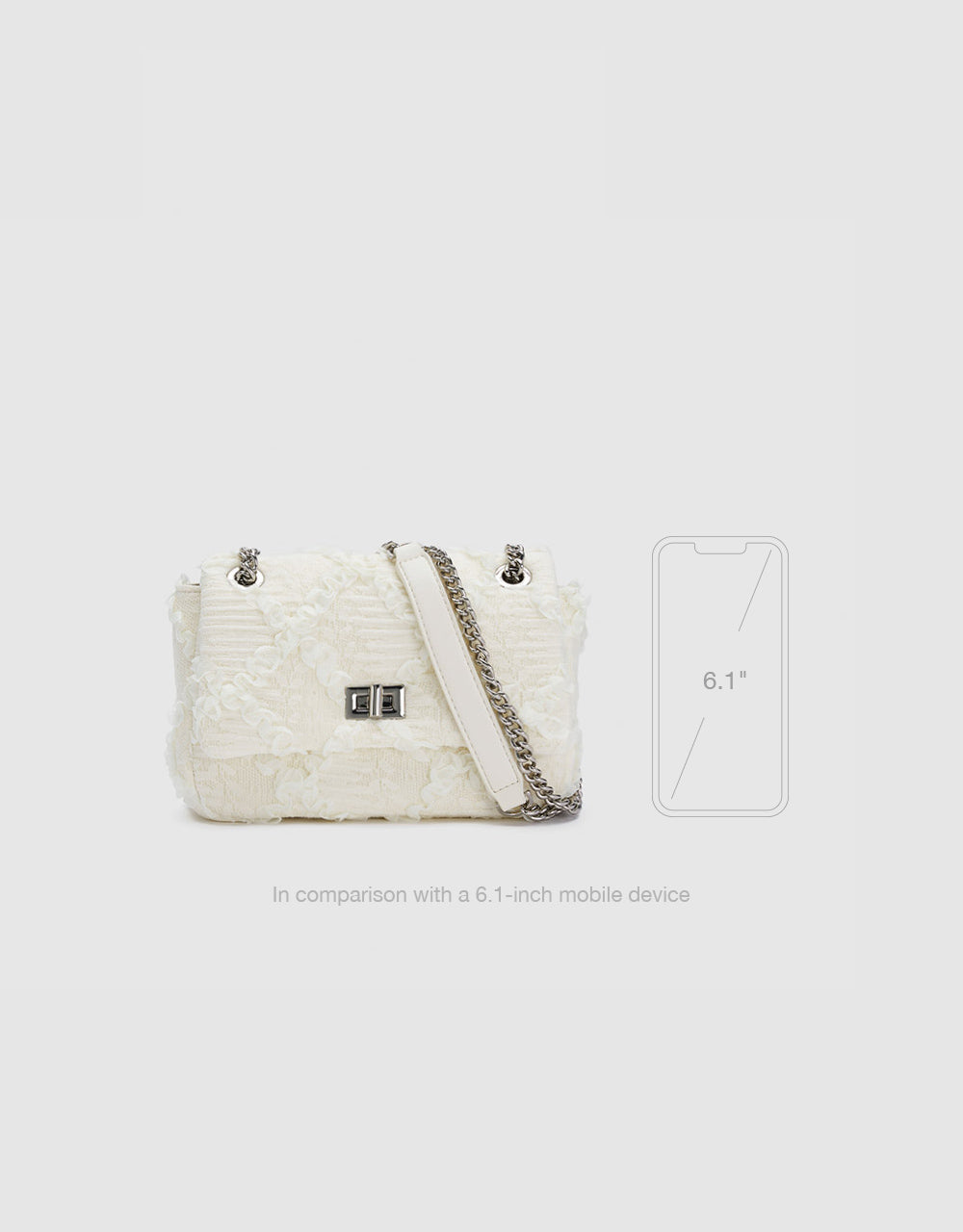 Lace Detail Crossbody Bag