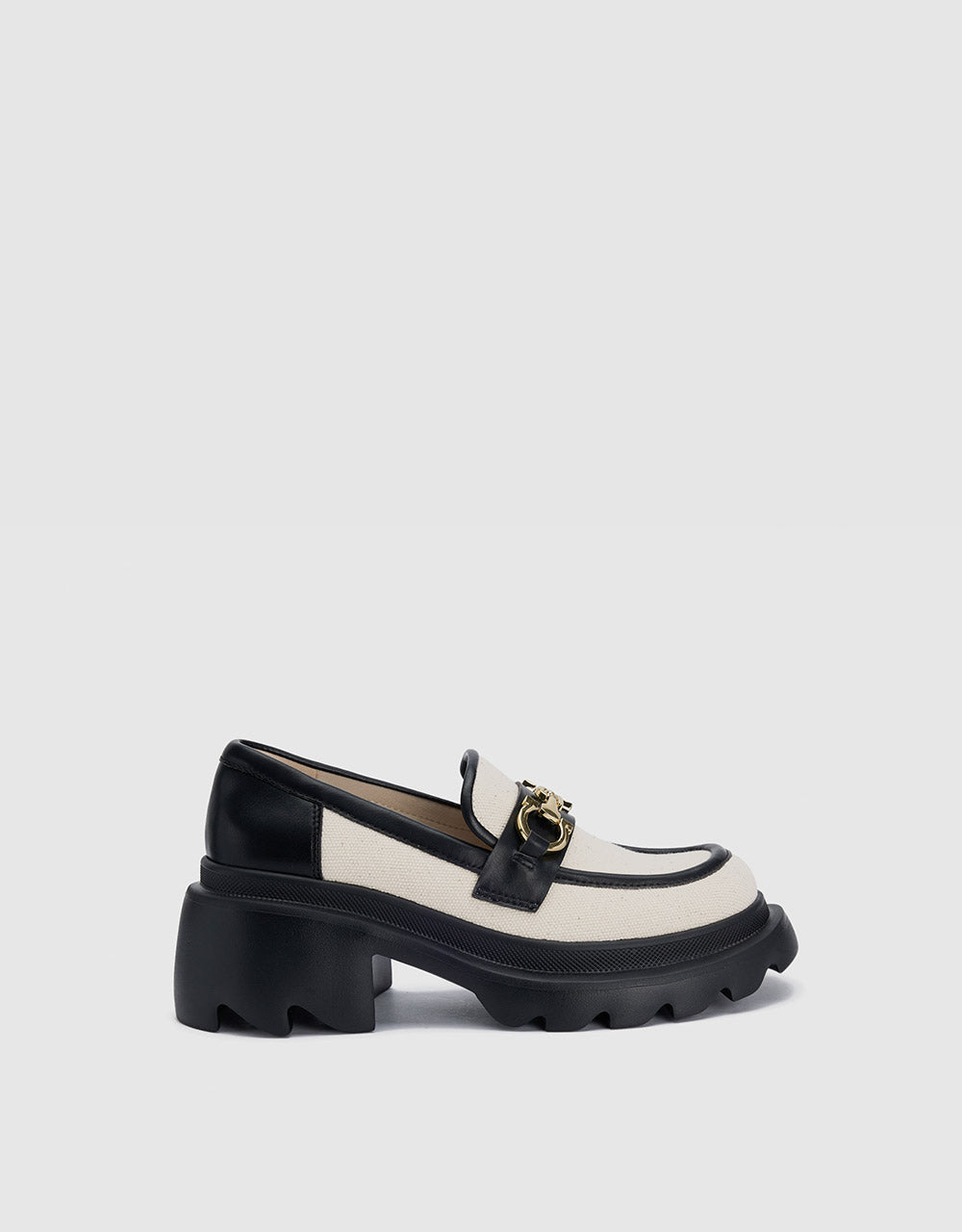 Buckle Platform Loafers