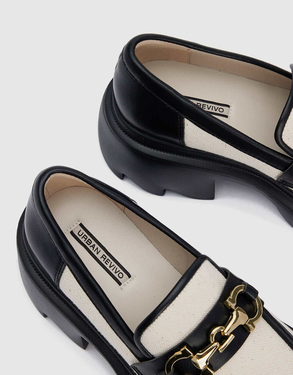 Buckle Platform Loafers