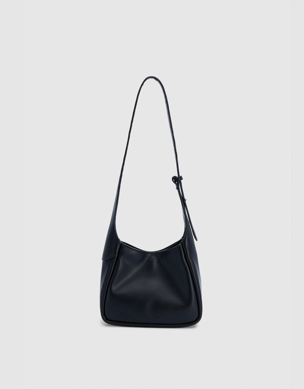 Faux Leather Baguette Bag