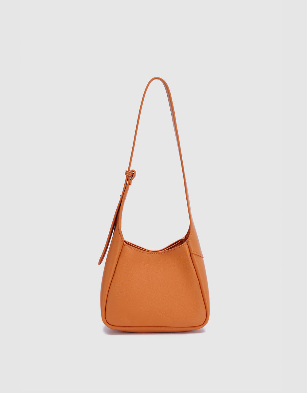 Faux Leather Baguette Bag