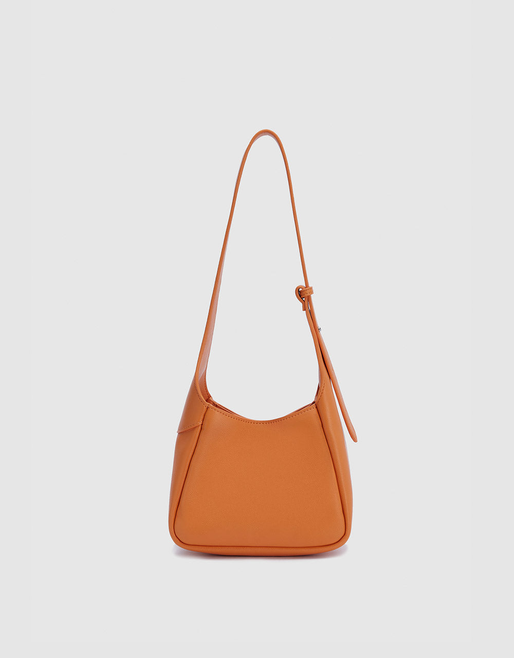 Faux Leather Baguette Bag