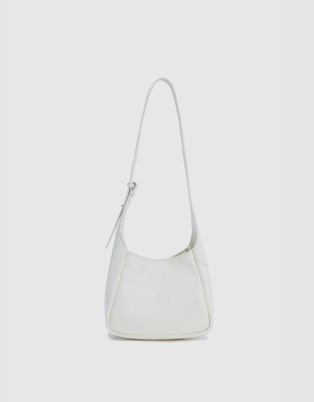 Faux Leather Baguette Bag