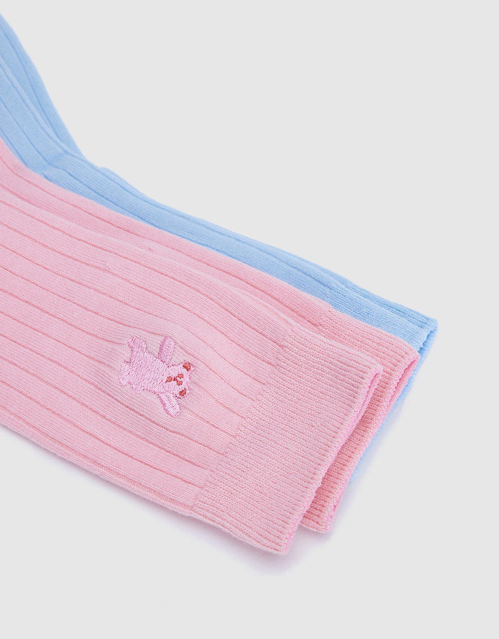 2-Pack Of Embroidered Socks