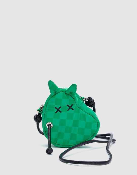 Checkered Cartoon Mini Bag