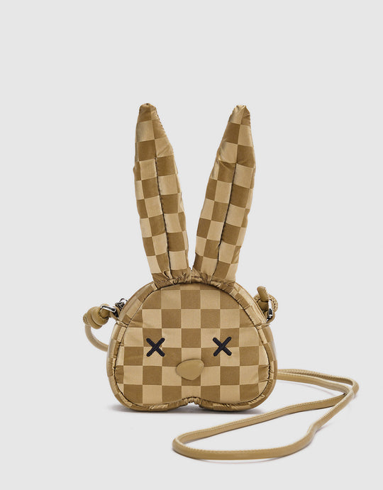 Checkered Bunny Mini Bag