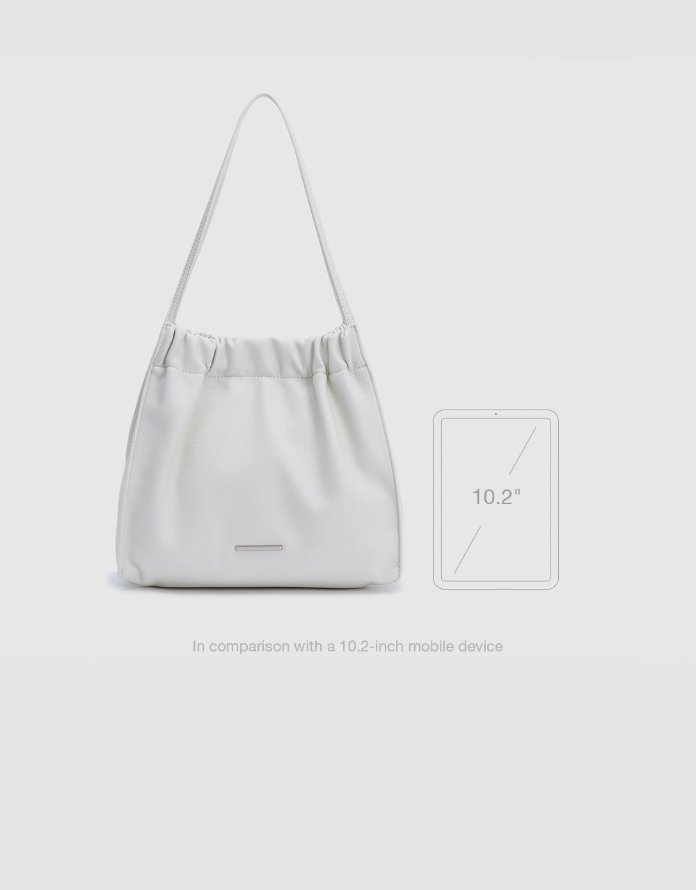 Ruched Shoulder Bag