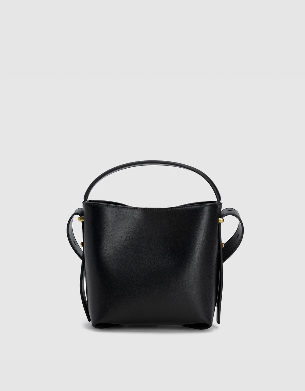 Faux Leather Bucket Bag