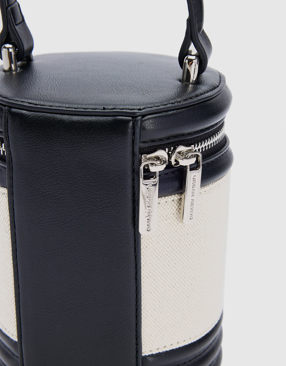 Contrast Letter Bucket Bag