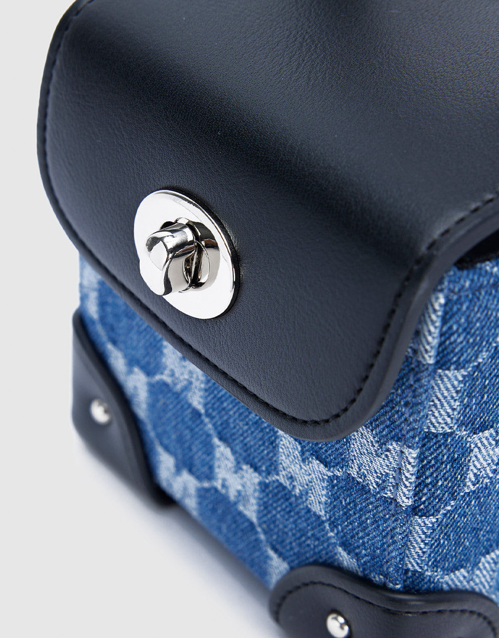 Contrast Fabric Mini Bag