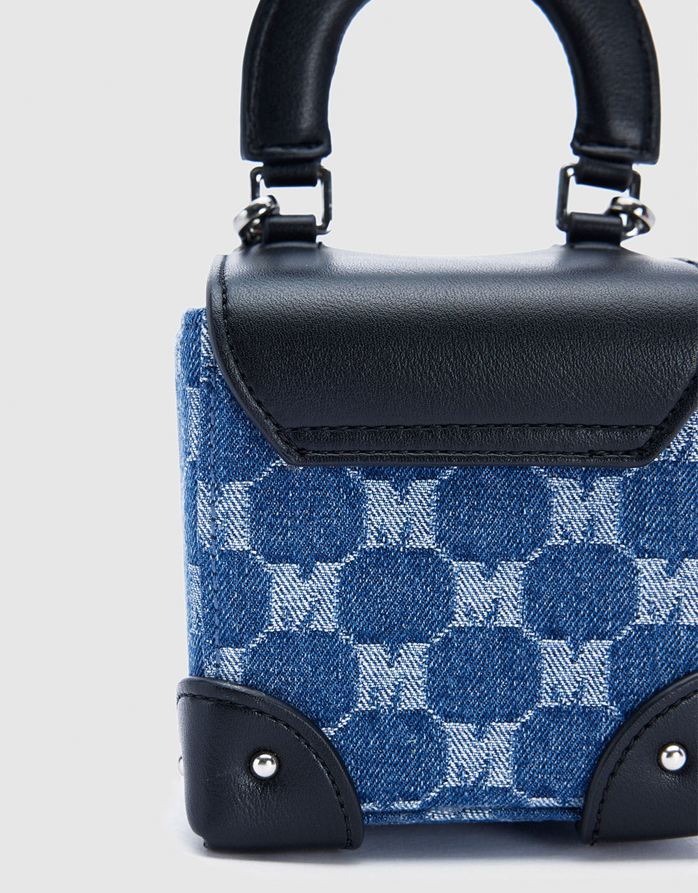 Contrast Fabric Mini Bag