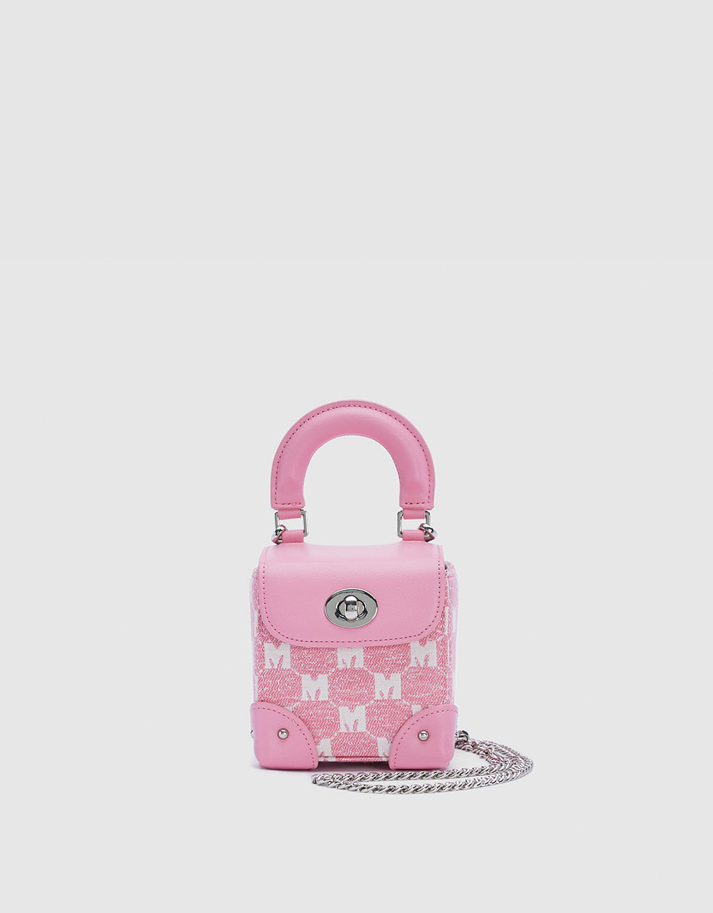 Contrast Fabric Mini Bag