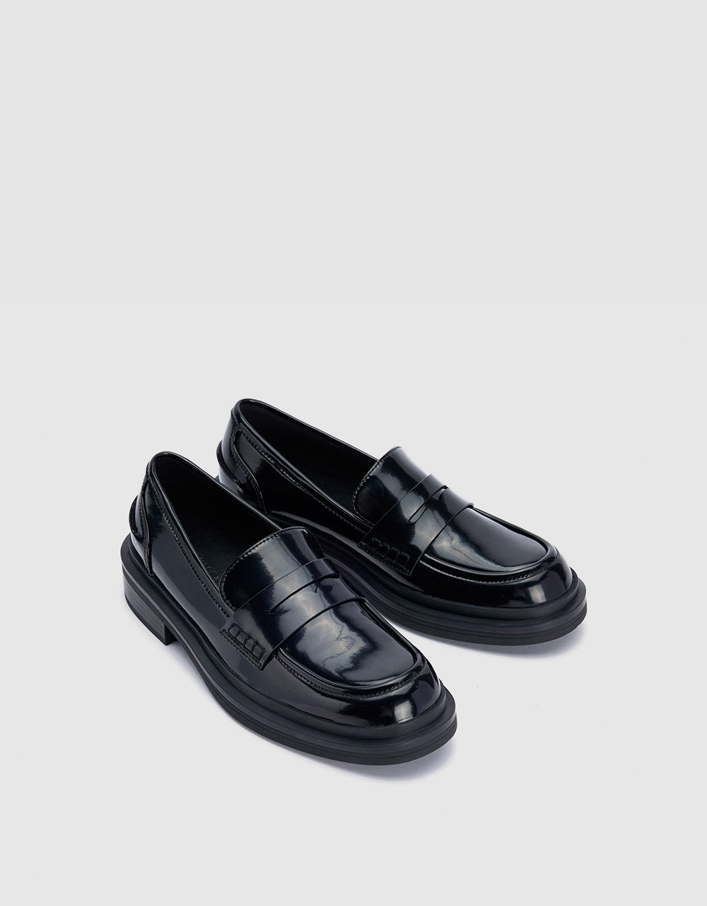 Faux Leather Loafers